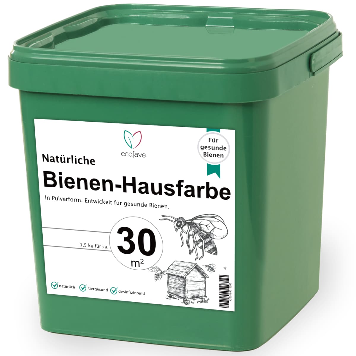 Kalkfarbe Stallfarbe Bienenhaus ecofave