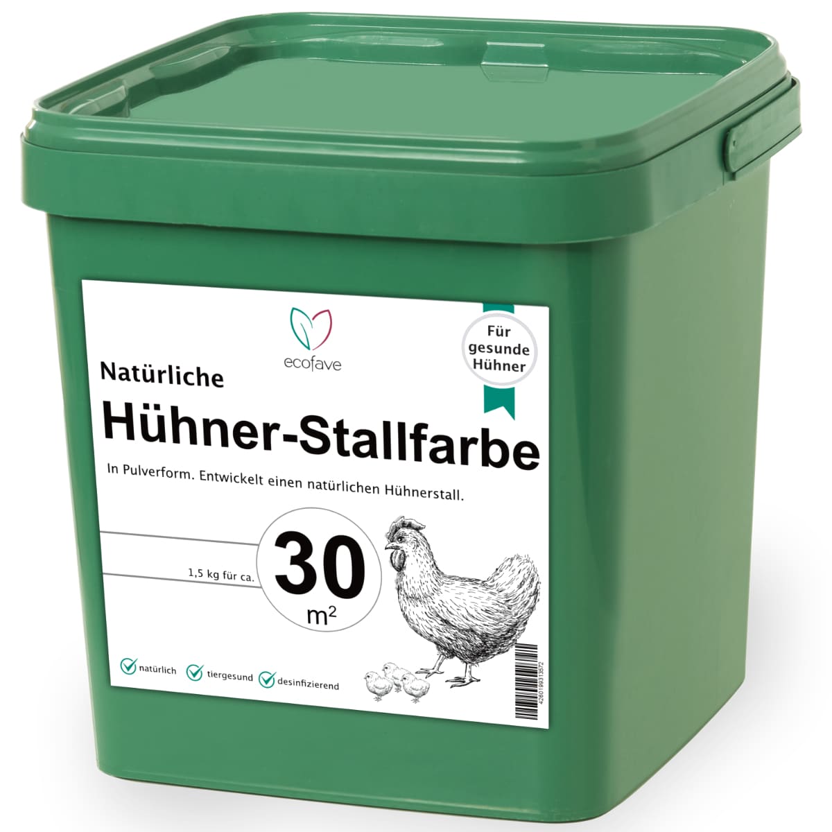 Stallfarbe – Kalkfarbe für Ställe von ecofave