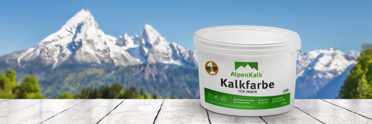 Banner Kalkfarbe Innen Alpenkalk