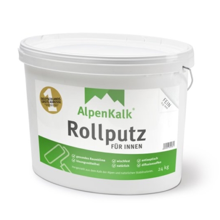 Rollputz für Innen Alpenkalk