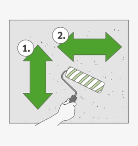 Kalkputz richtig auftragen Rolltechnik